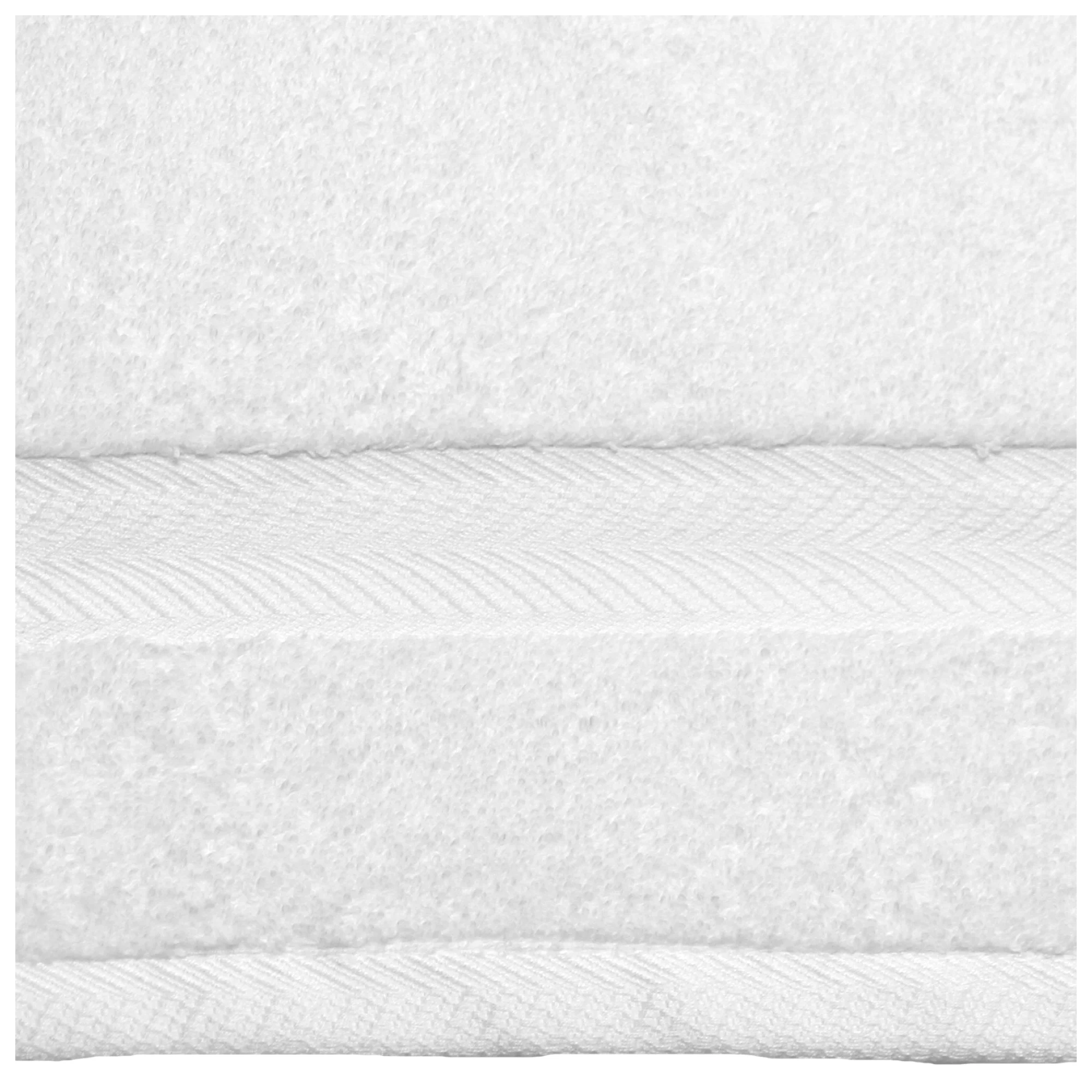Handdoek | 50 x 100cm | Wit | 650 gram/m2 - Afbeelding 3
