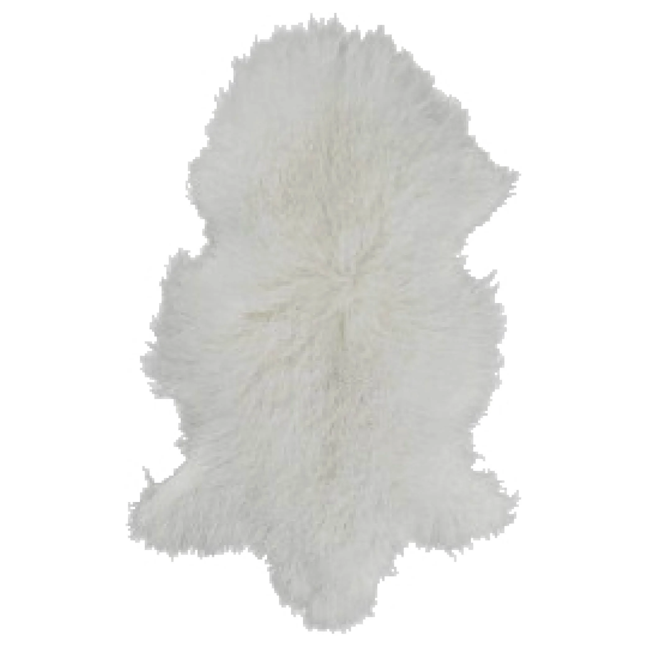 tibetaans schapenvacht wit