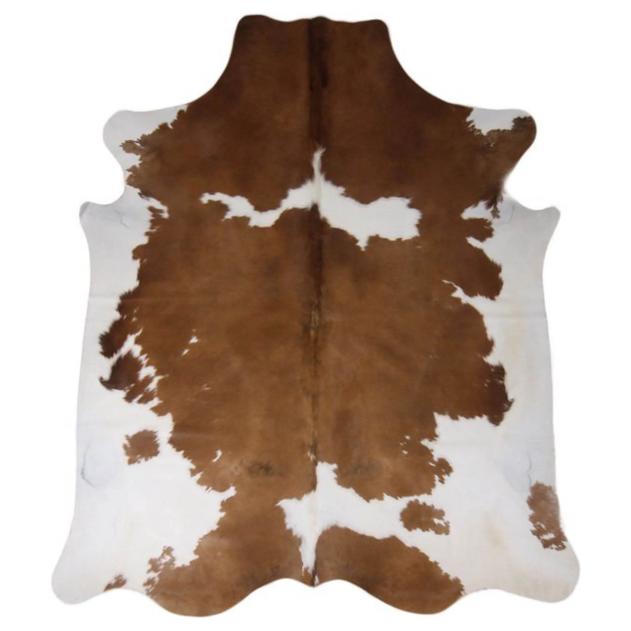 koeienhuid vloerkleed bruin/wit